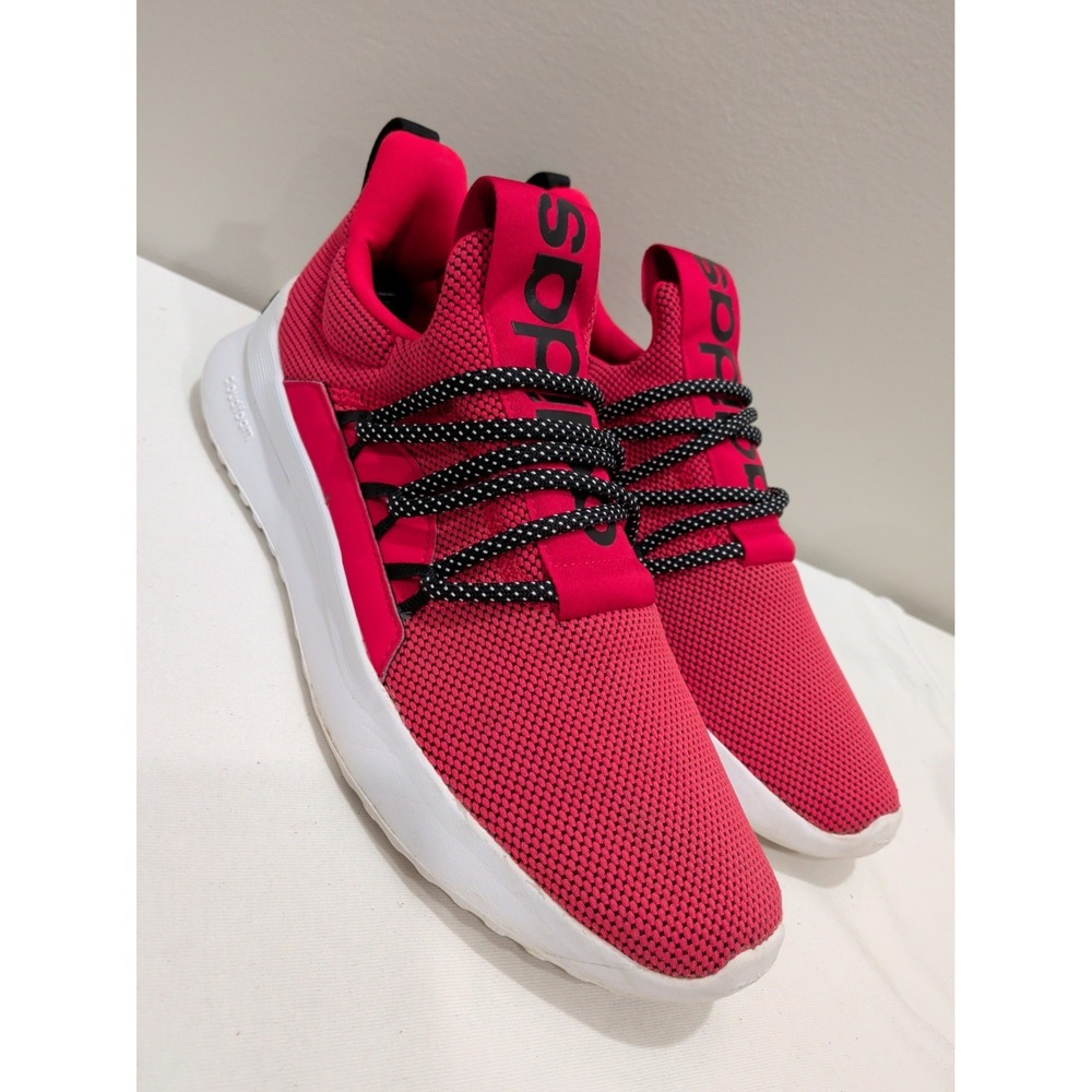 Adidas Lite Racer Adapt 5.0 Scarlet Red White Mens Running Shoes GW6774 Size 9